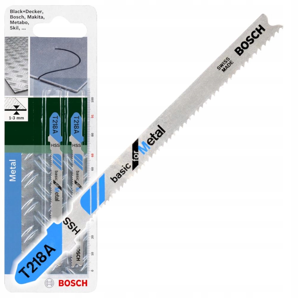 Brzeszczot do wyrzynarki Bosch T218A – Precyzyjne cięcie metali