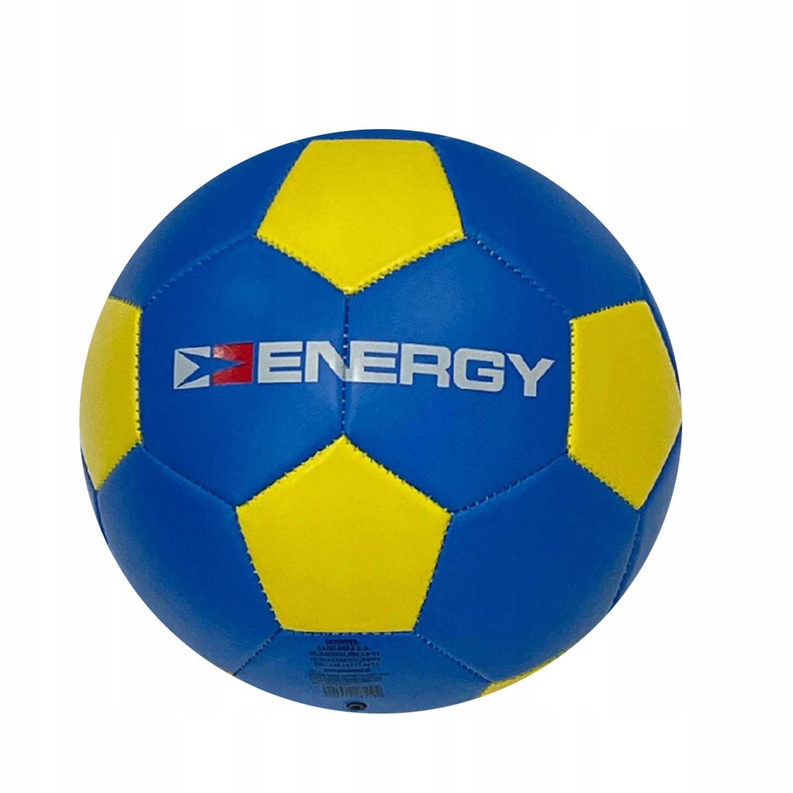 Piłka nożna żółto-niebieska Z10307 81104 – Idealna do zabawy i treningu