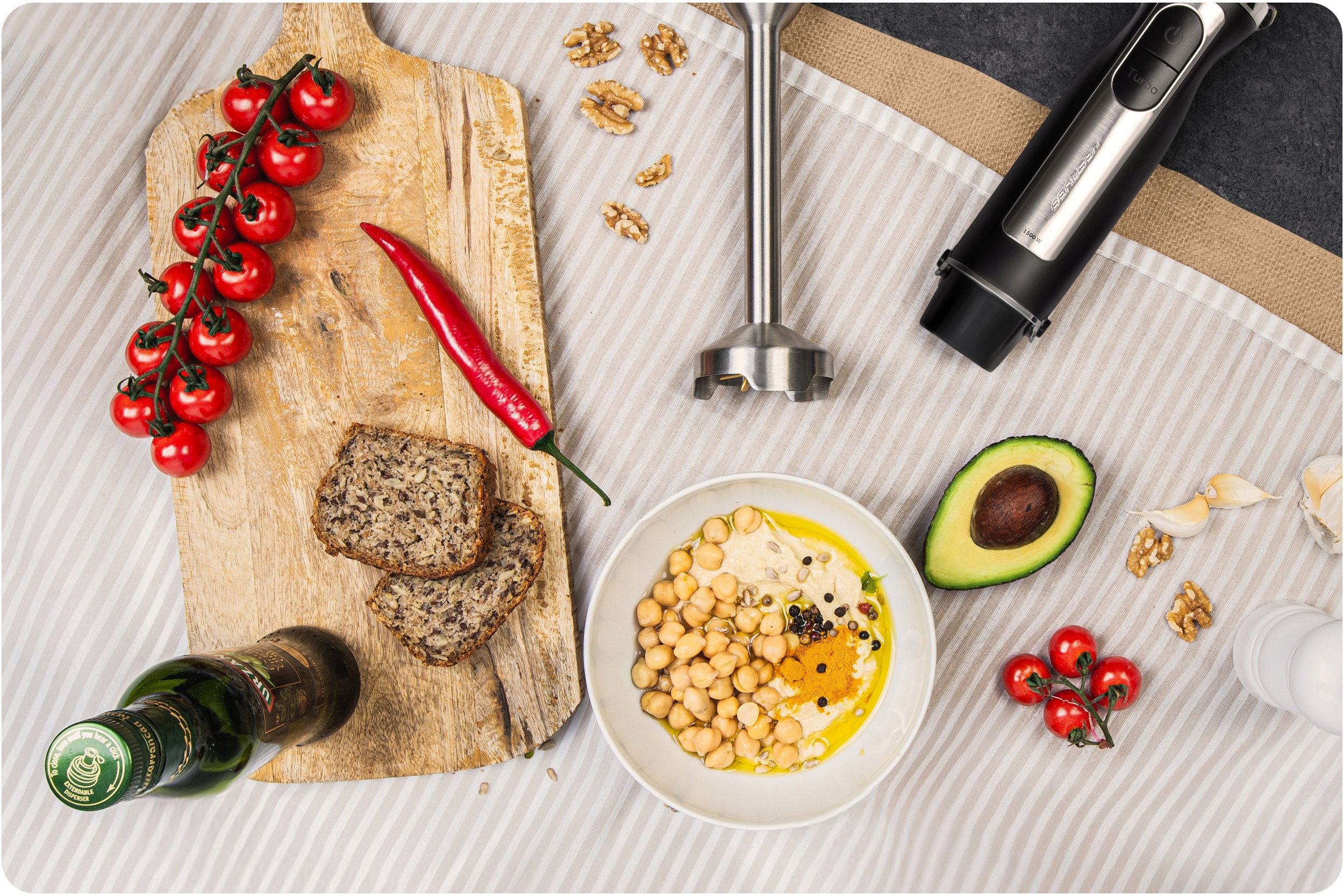 Blender ręczny z butelką 1500 W BD-754 Berdsen – Twoje wsparcie w kuchni