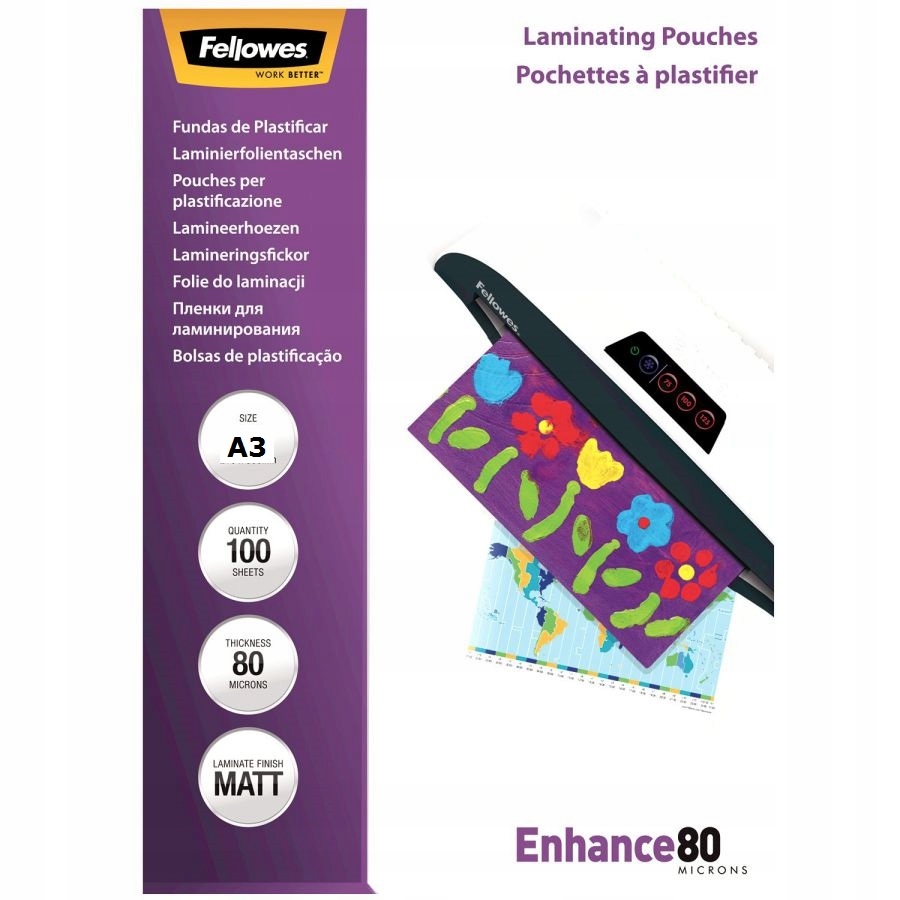 Folie do laminacji matowe A3 80 mikronów - idealne dla Twojego biura