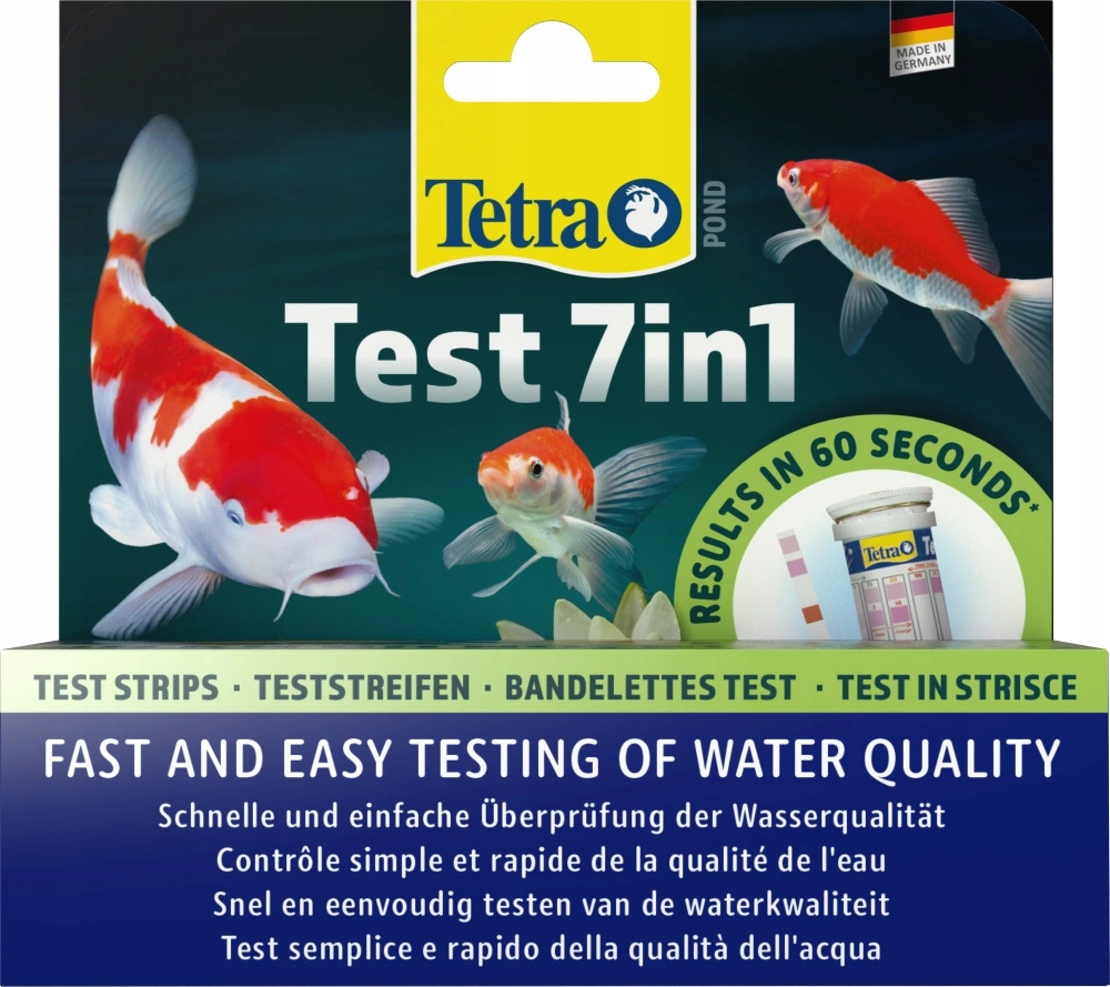 TETRA Pond Test 7in1 - Szybkie i wiarygodne testowanie wody w oczku wodnym