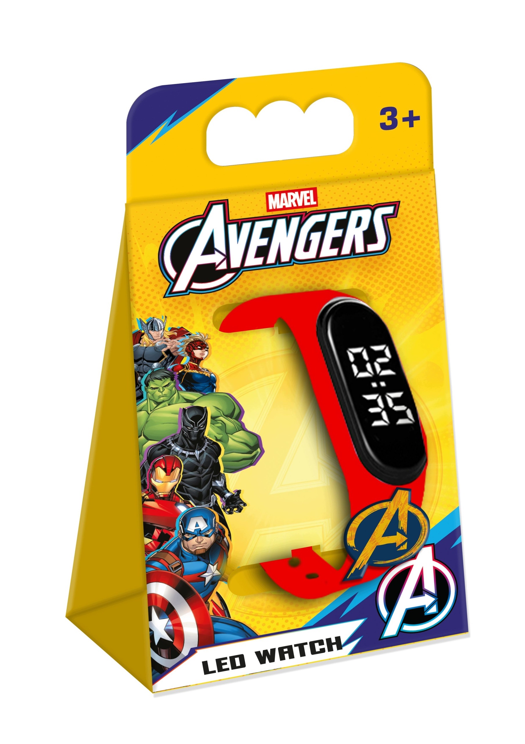 Zegarek LED Z Przypinką Avengers EDUKAMP – Idealny dla małych superbohaterów