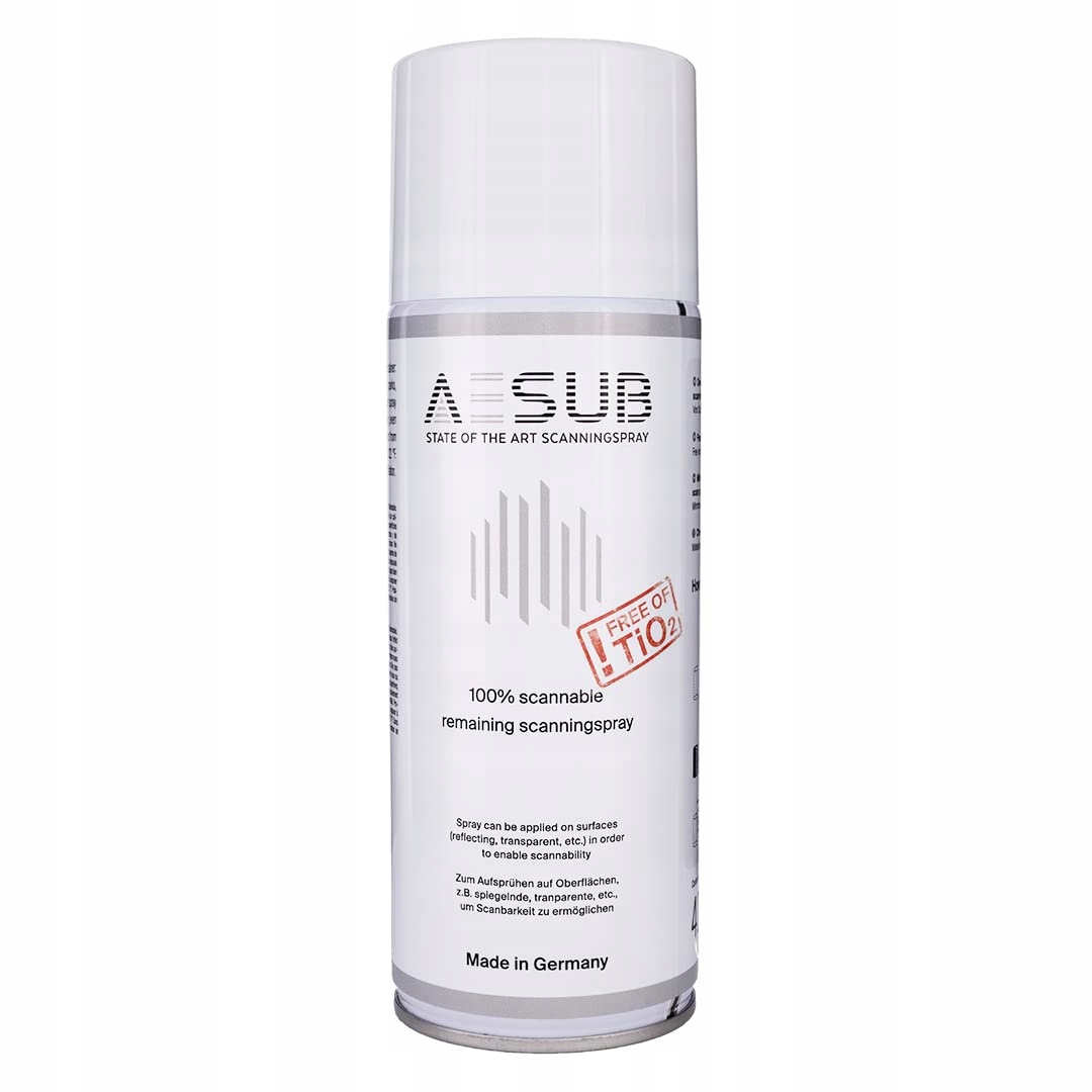 Waga i opakowanie sprayu AESUB