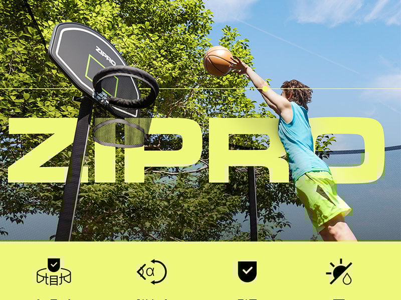 ZIPRO zestaw do koszykówki na trampolinie
