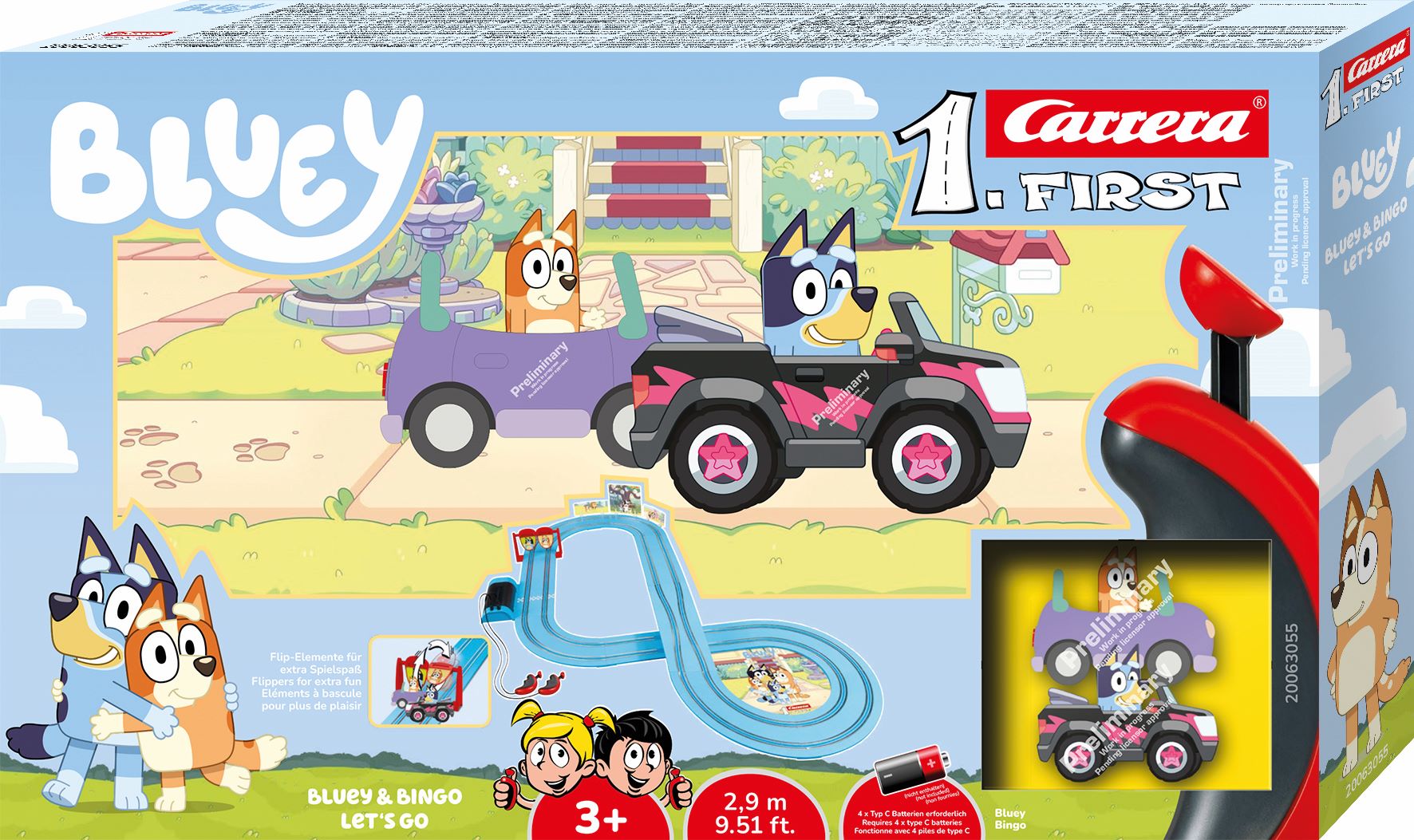 Bluey & Bingo Let's Go 2,9m – Ekscytująca zabawa dla dzieci