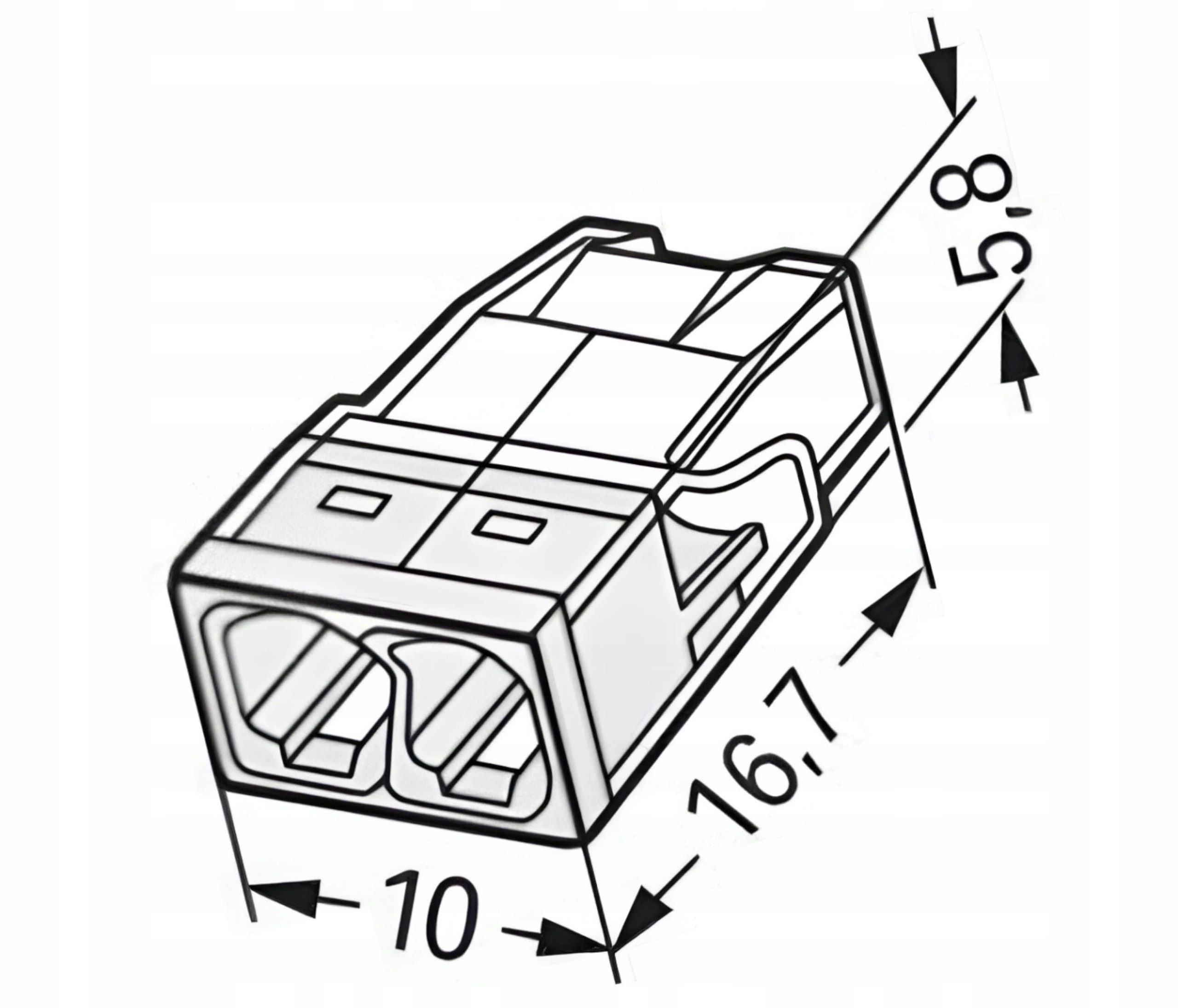 Parametry elektryczne i techniczne złączki WAGO 2X0,5-2,5 MM²