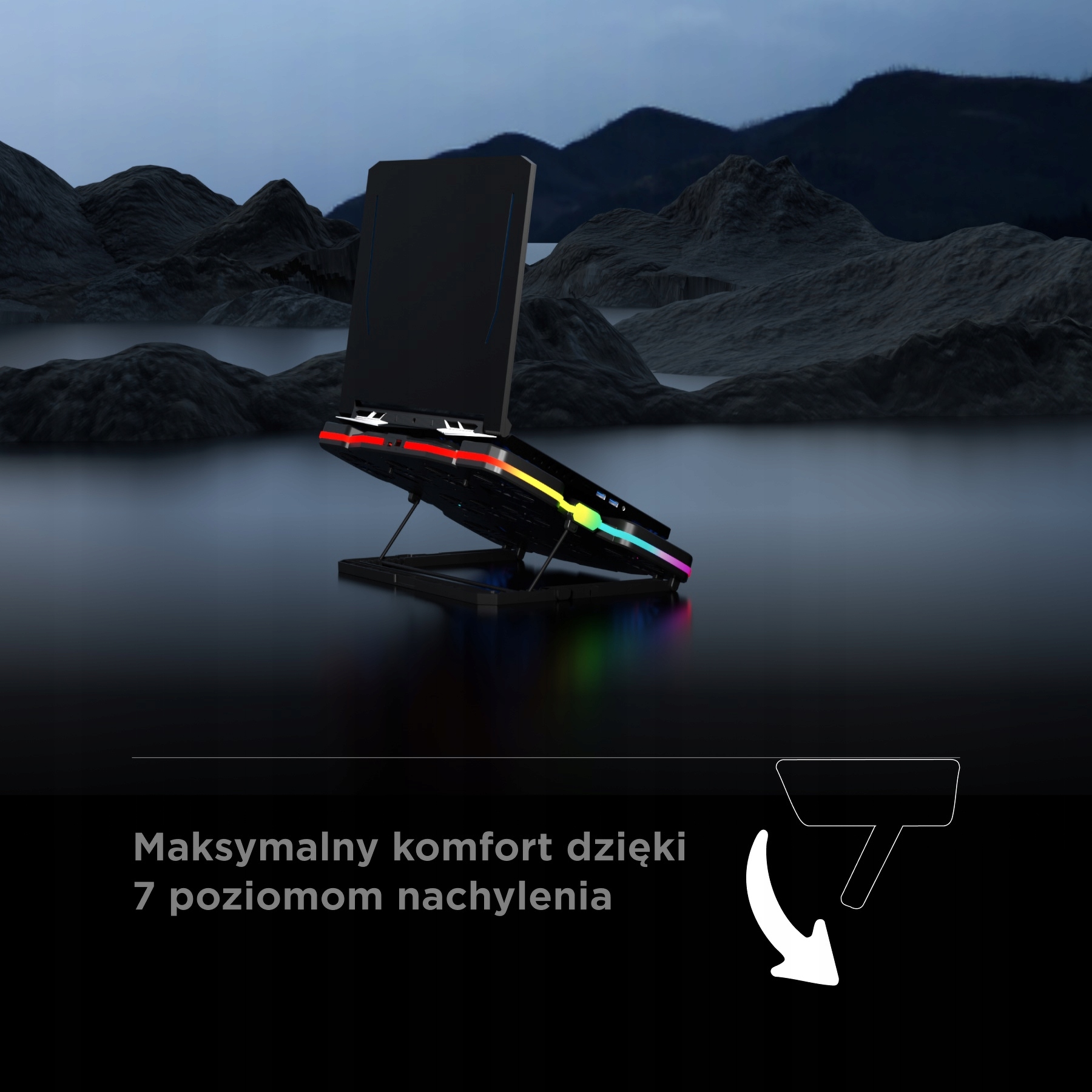 Wydajność chłodzenia z prędkością 2600 RPM