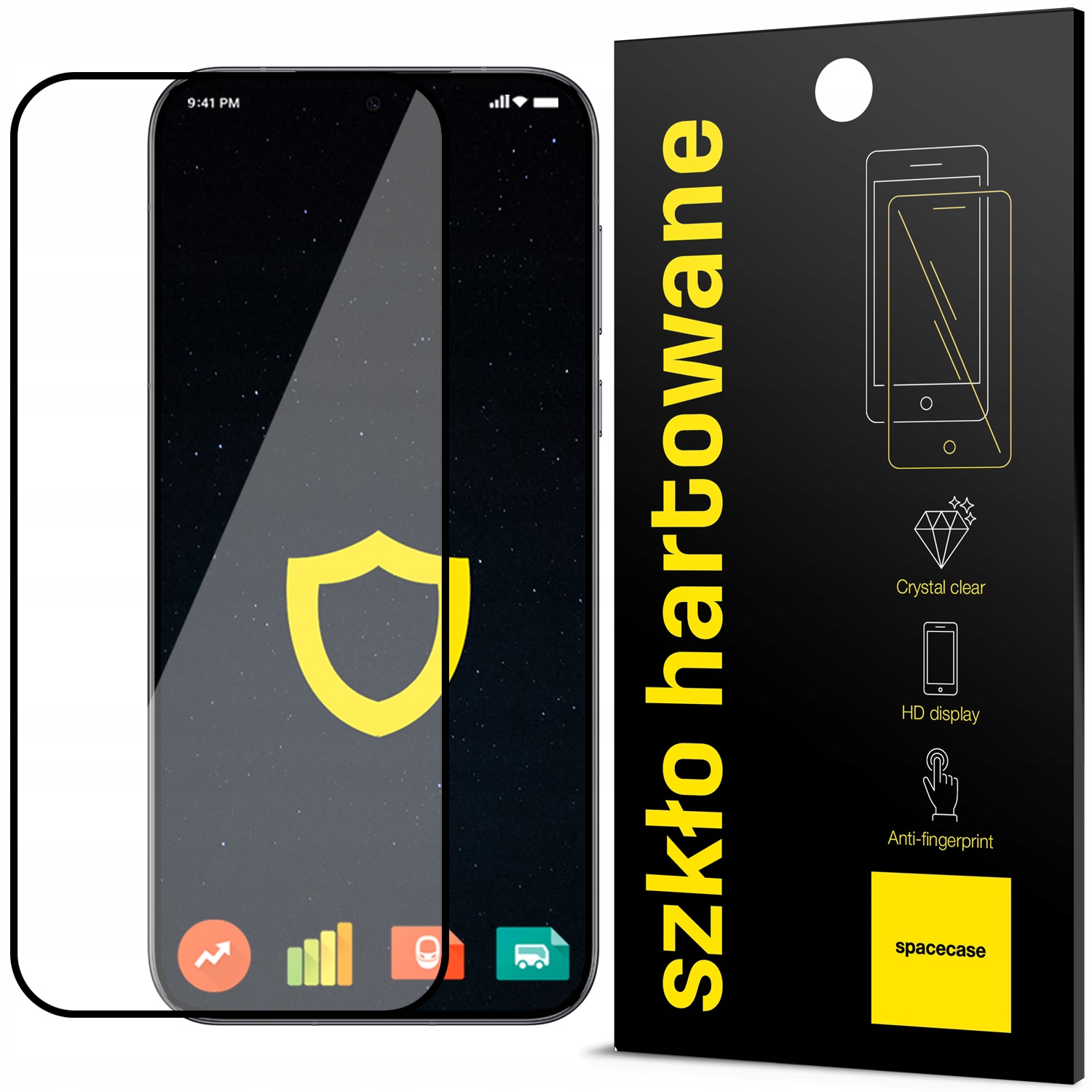 Szkło hartowane SPACECASE Glass 5D do Huawei Pura 70 – Pełna ochrona ekranu