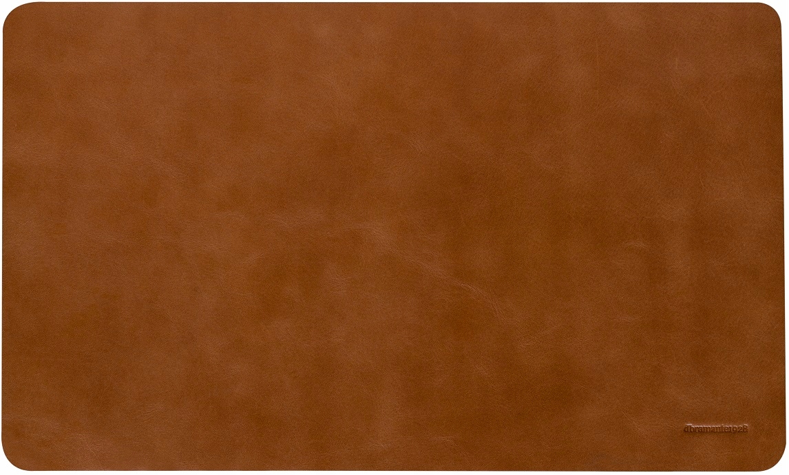 COPENHAGEN DESK MAT MEDIUM TAN – Elegancka skórzana podkładka na biurko