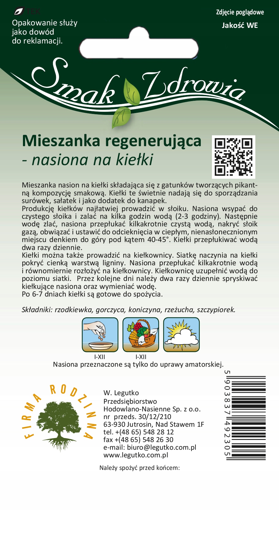Skład mieszanki regeneracyjnej – Co znajdziesz w opakowaniu?
