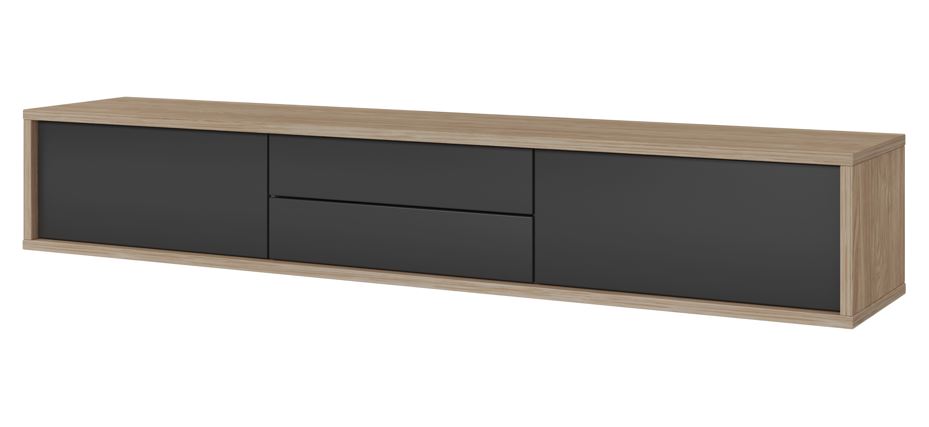 Szafka RTV FRIDA 2K2S 180cm – Elegancja i funkcjonalność w Twoim salonie