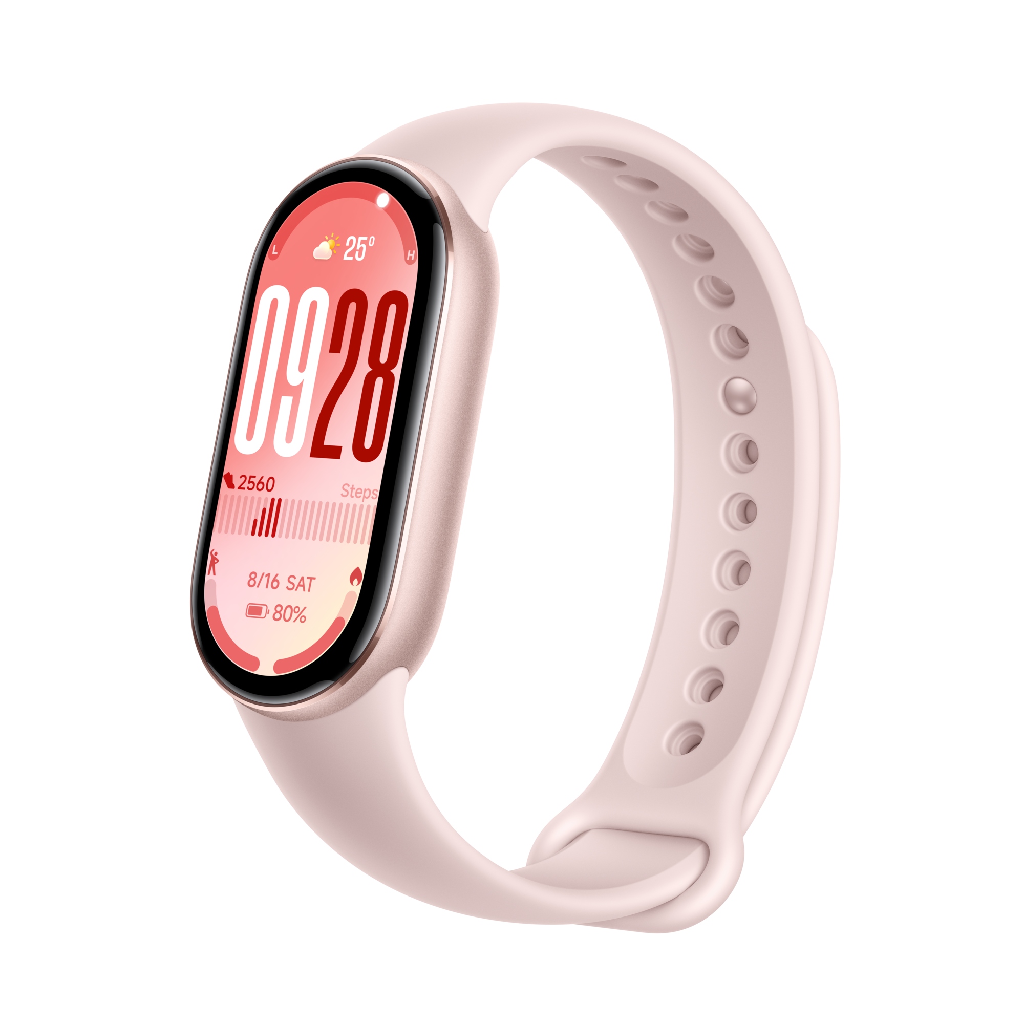 Xiaomi Smart Band 10 – Inteligentny smartband w kolorze różowym
