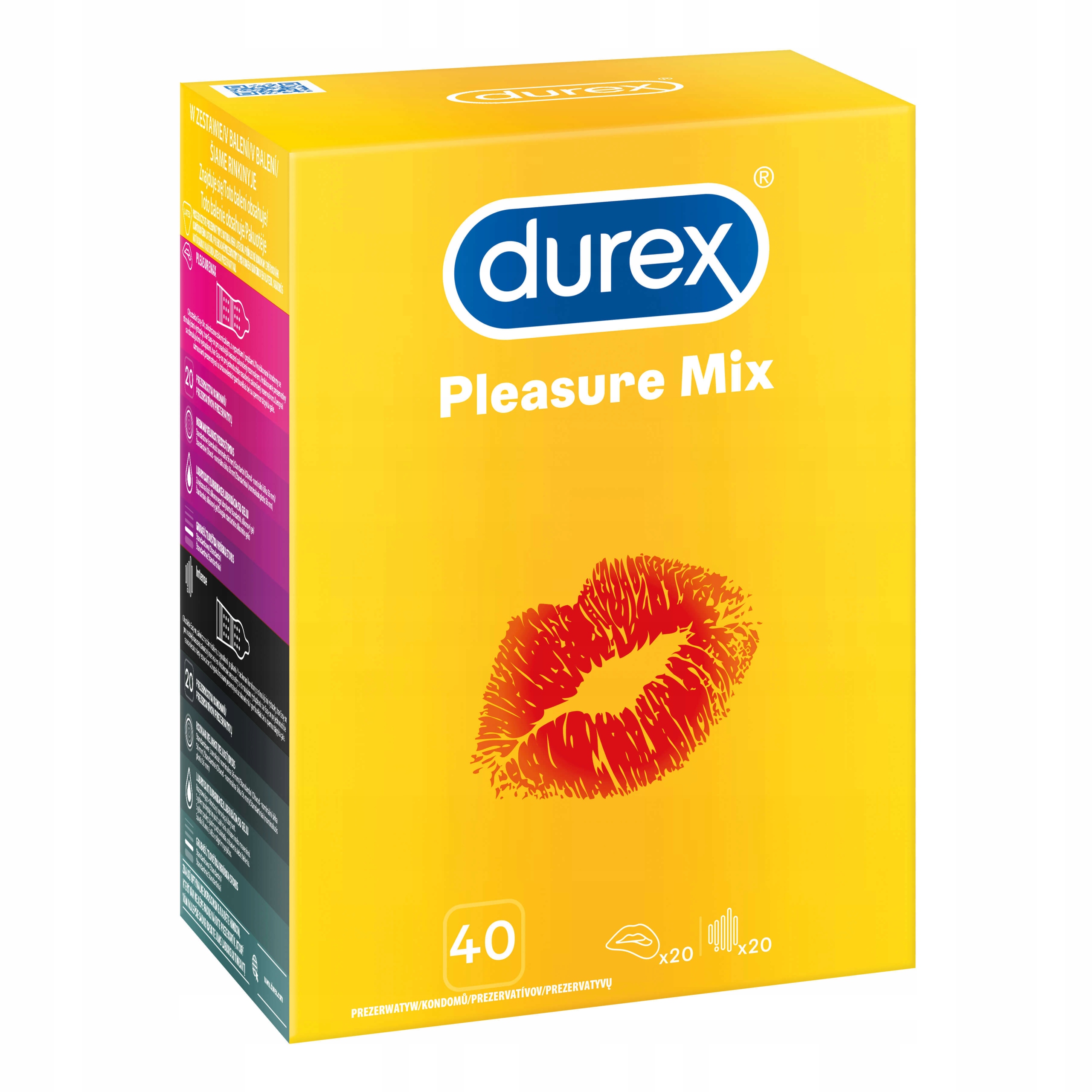 Durex Pleasure Surprise Mix 40 szt. – Ekscytujące doznania w każdej chwili