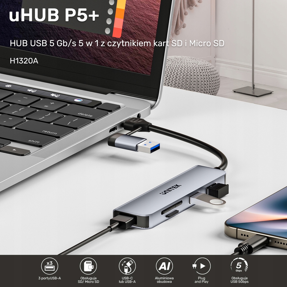 Superszybki transfer danych do 5 Gb/s