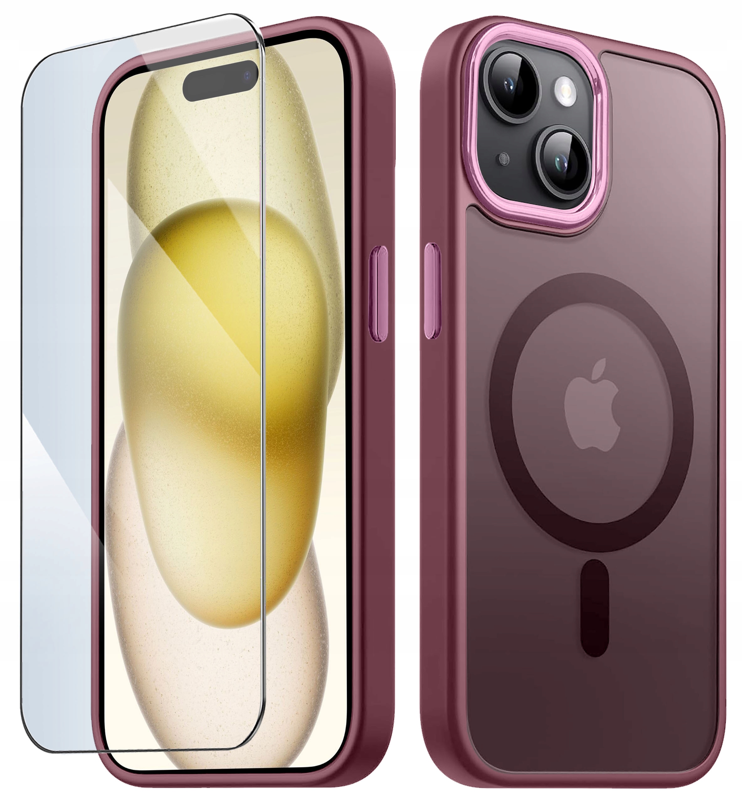 Etui Do iPhone 15 Plus Do MagSafe Matowe Matt Case – Ochrona i styl w jednym