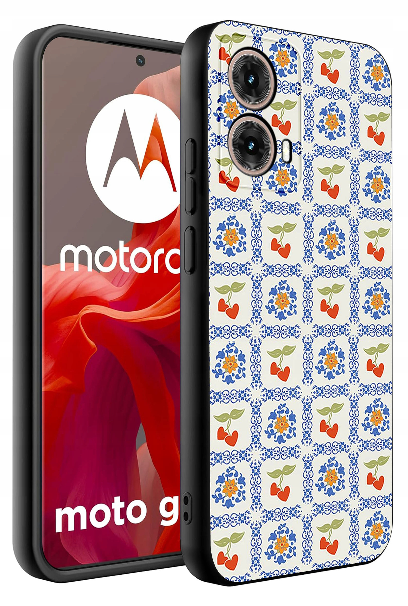 Etui do Motorola Moto G85 5G WZORY | SILIKONOWE MATT CASE – Ochrona i styl