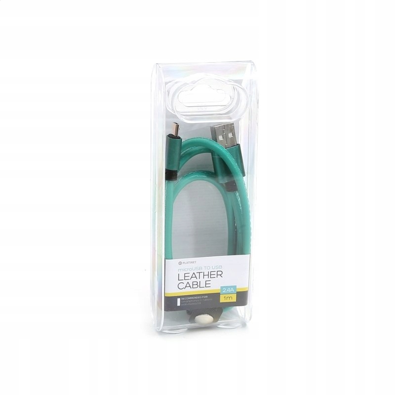 Kabel USB-A - microUSB 1 m Zielony* (PUCL1G*) – Wysoka jakość i niezawodność