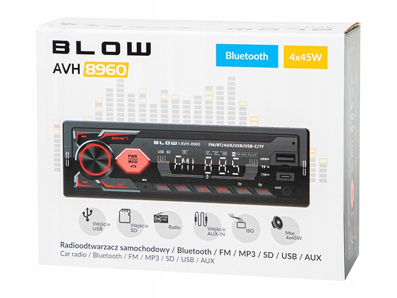 Radio samochodowe AVH-8960 – Twoje źródło cyfrowej muzyki