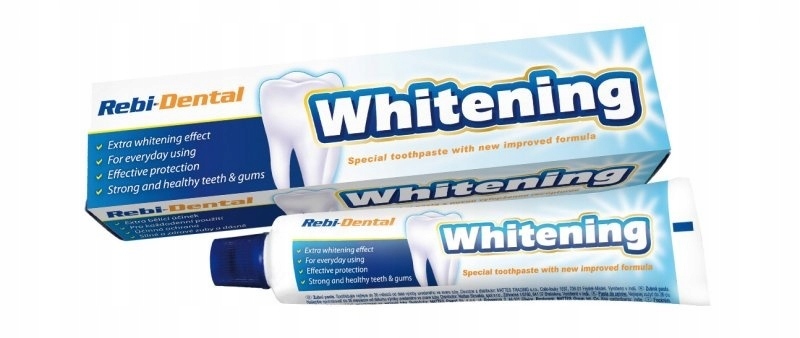 Mattes Rebi-Dental Pasta do zębów Whitening 100g – Wybielający uśmiech na co dzień