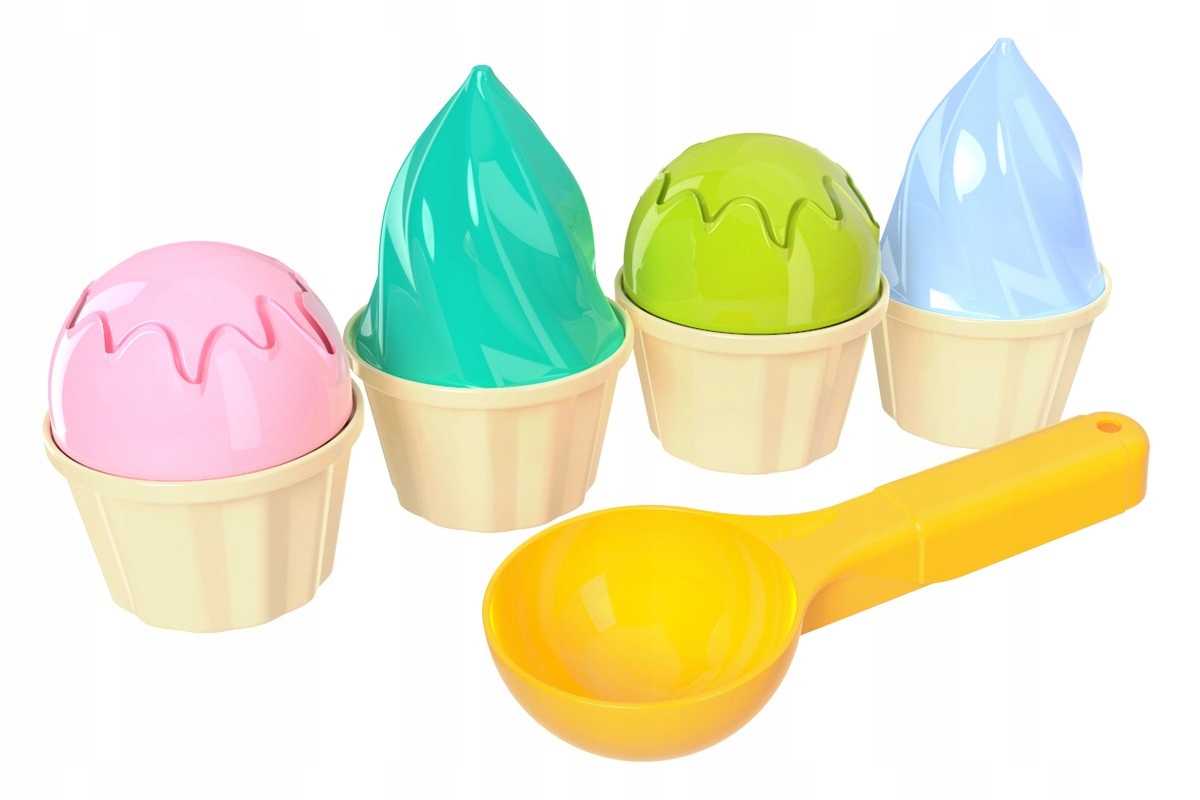 Zestaw do piasku Lody 6610 – Kreatywna zabawa dla najmłodszych