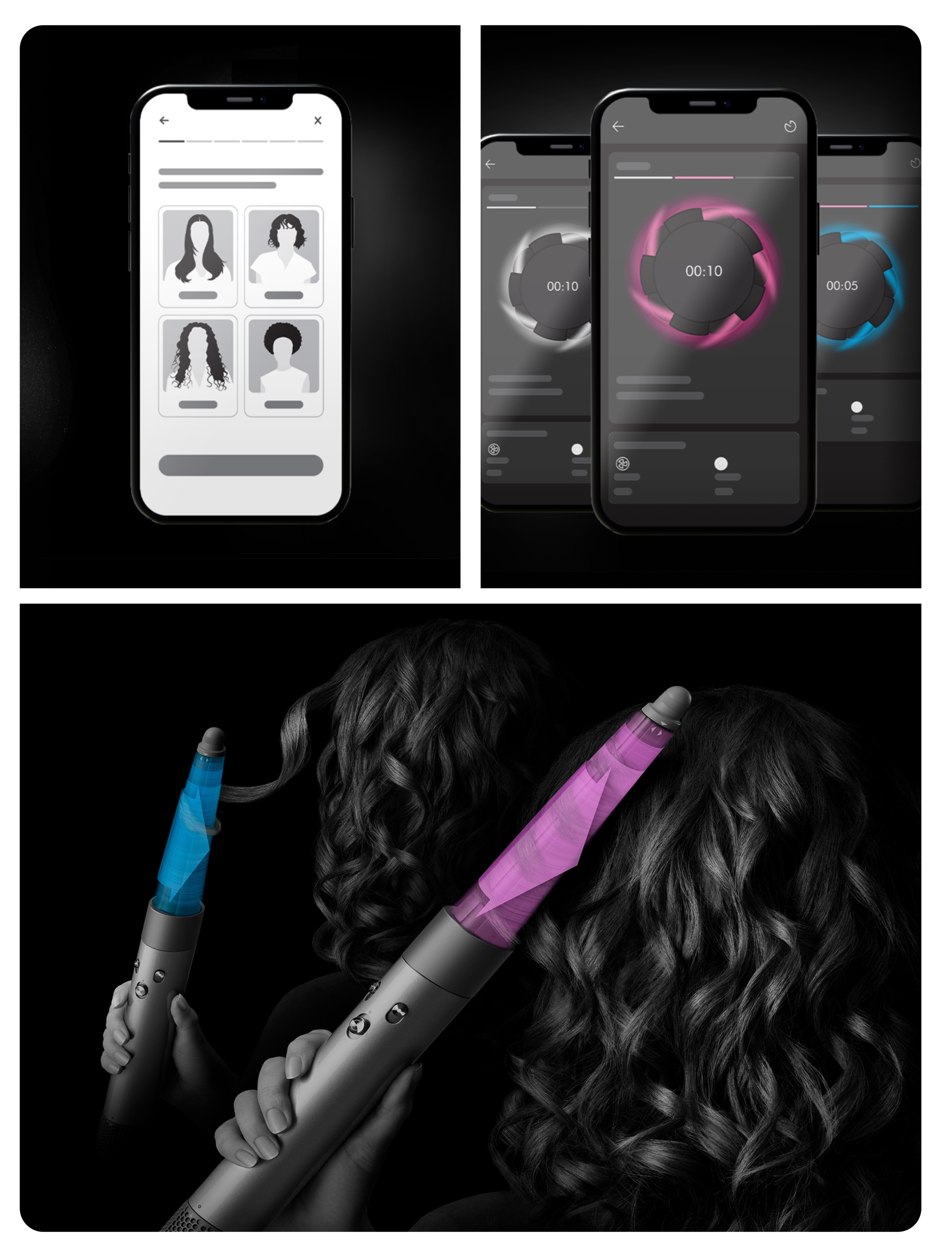 Technologia Bluetooth i aplikacja MyDyson – Spersonalizowana stylizacja