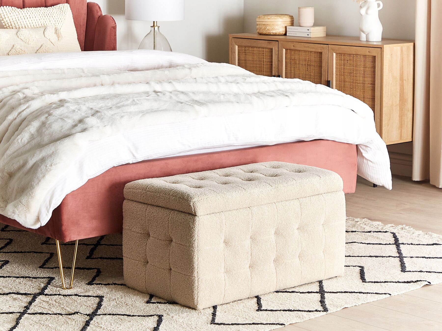 Materiał boucle – Przyjemny w dotyku i łatwy w pielęgnacji