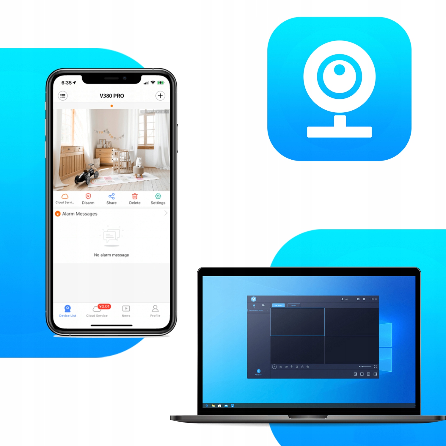 Prosta obsługa mobilna – Aplikacja V380 PRO do zarządzania kamerą