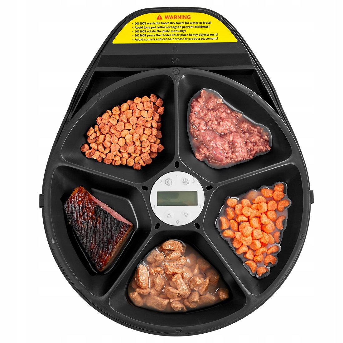 Regulacja temperatury – 3 poziomy chłodzenia dla różnych rodzajów pokarmu