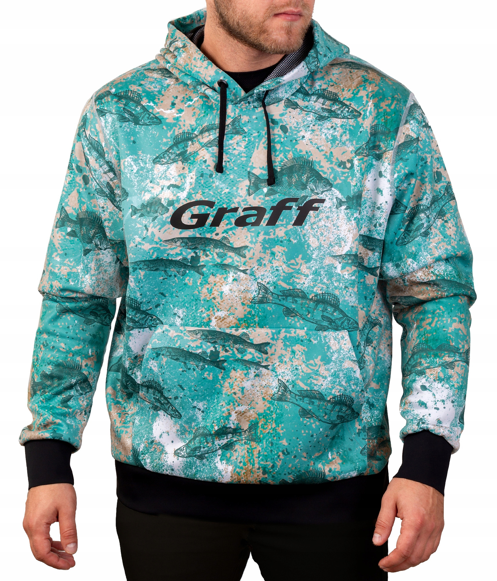 Bluza kangurek Graff 231-BL-10 – Wodoodporna odzież dla wędkarzy