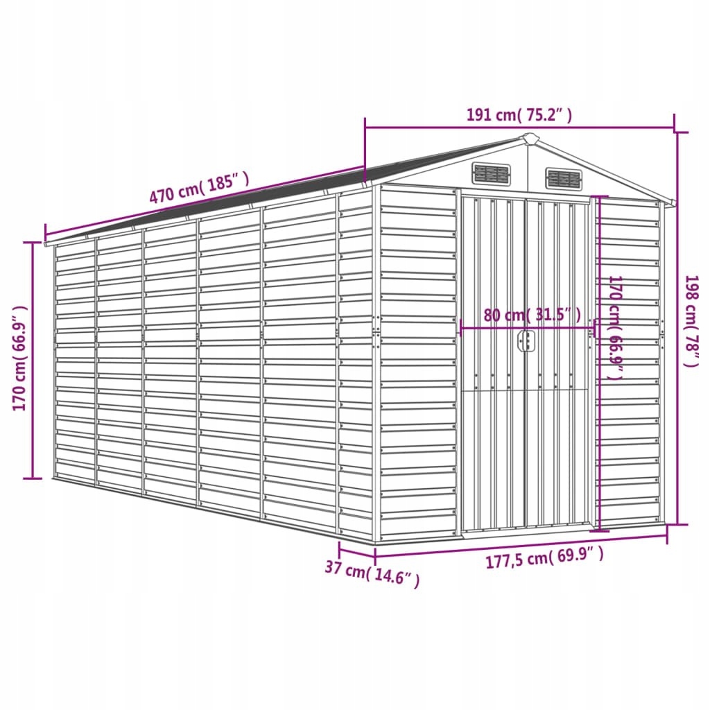 Pochyła konstrukcja dachu dla lepszego odpływu wody