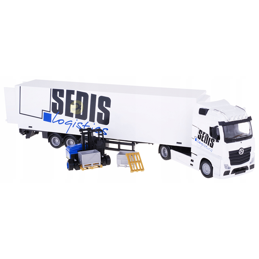 Bburago Mercedes Actros – Model ciężarówki w skali 1:43