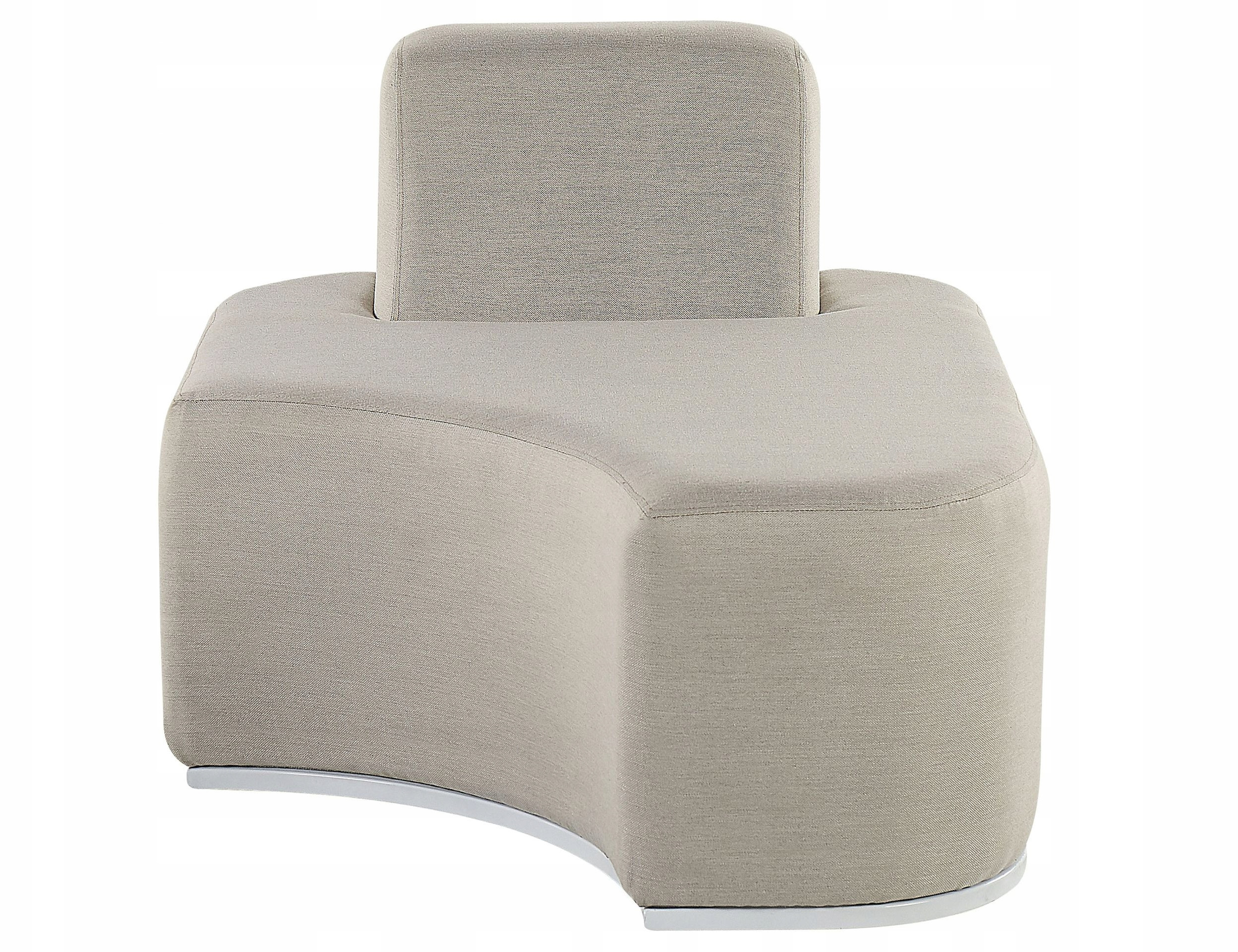 Okrągła otomana jako dodatkowe miejsce do siedzenia