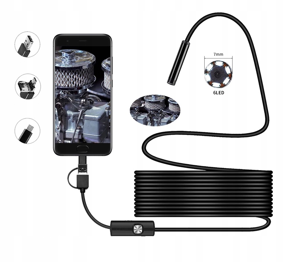 Oświetlenie LED – 6 diod z regulacją jasności