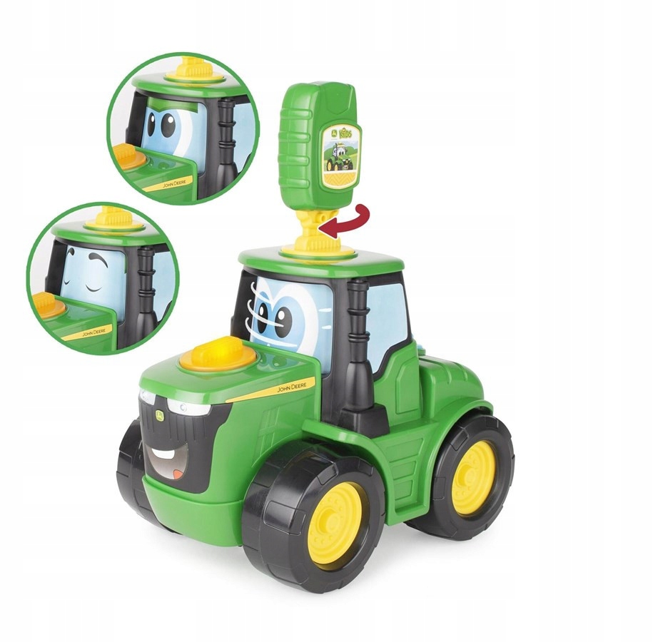 Kolorowy traktor z efektami dźwiękowymi i świetlnymi