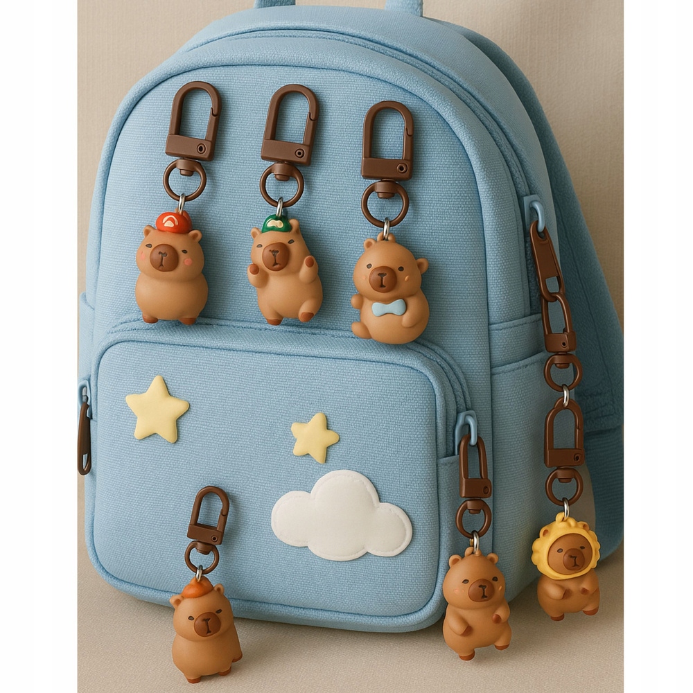 Idealne ozdoby do kluczy i plecaków