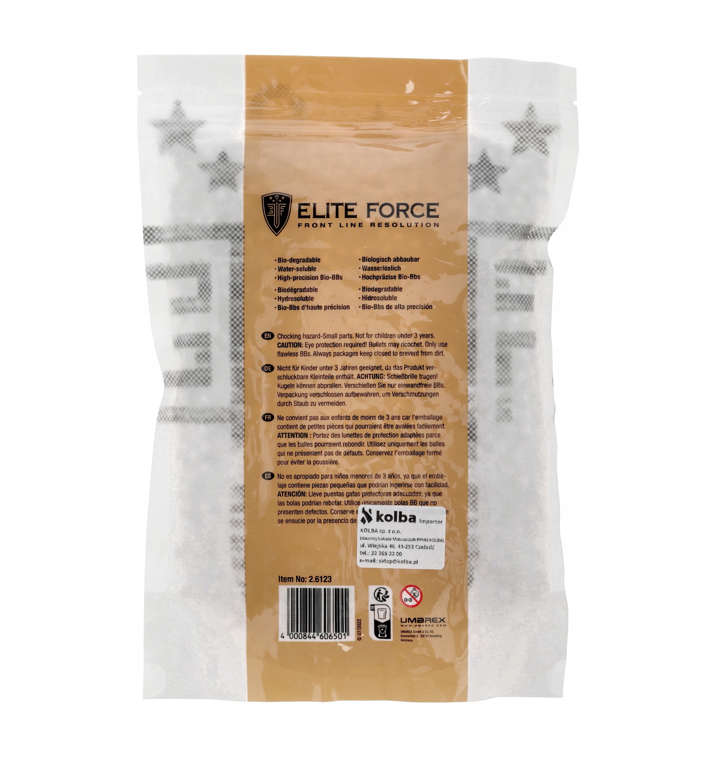 Wysoka jakość i precyzja wykonania kulek Elite Force