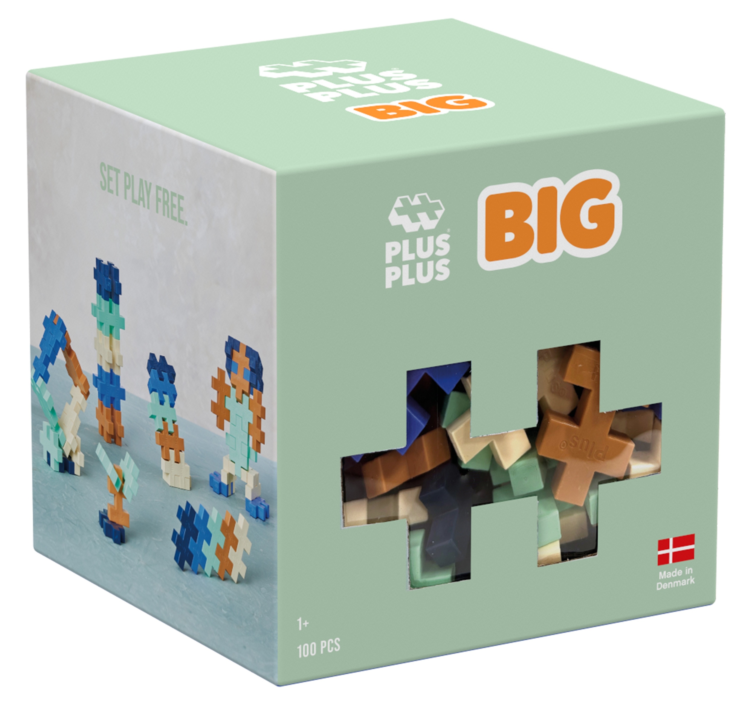 Plus-Plus Big Zestaw Breeze - 100 Elementów dla Kreatywnych Dzieci