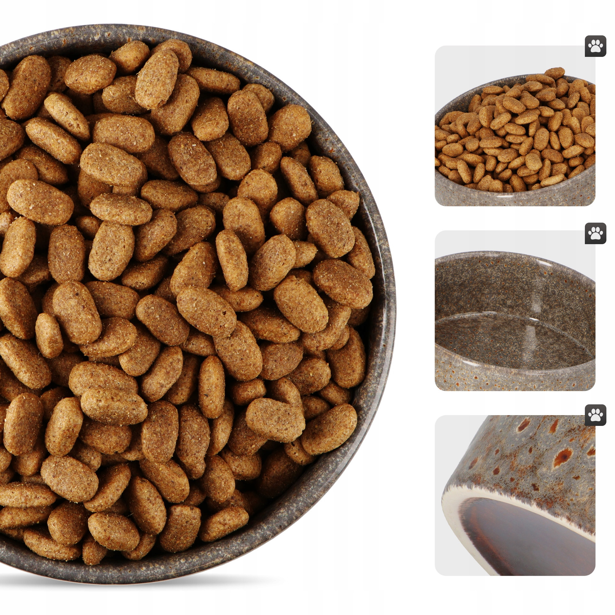 Stabilna i ciężka konstrukcja – Miska, która nie przesuwa się podczas jedzenia