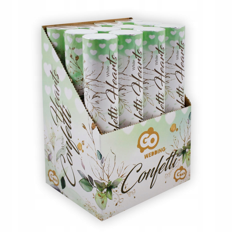 Efektowne wystrzały białych serc – Stwórz niezapomniane wspomnienia