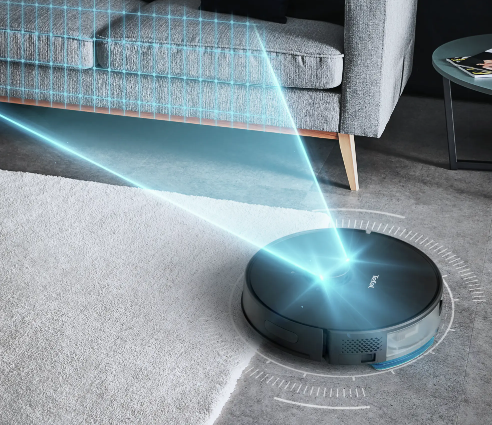 Precyzyjna nawigacja laserowa Smart Exploration 8.0 – Dokładne sprzątanie