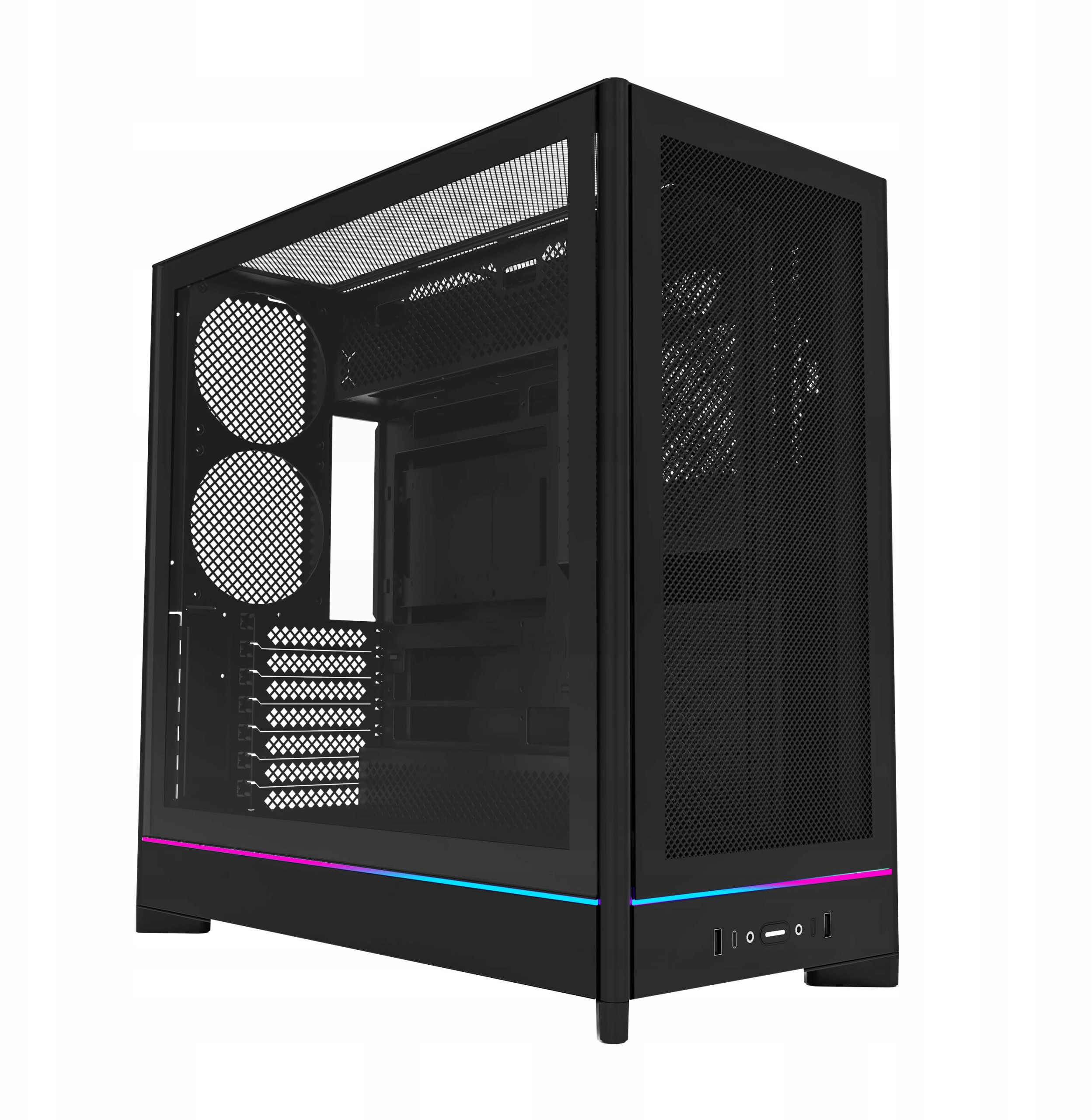 Montech HS01 PC-Gehäuse – Elegancka obudowa Midi-Tower z hartowanym szkłem