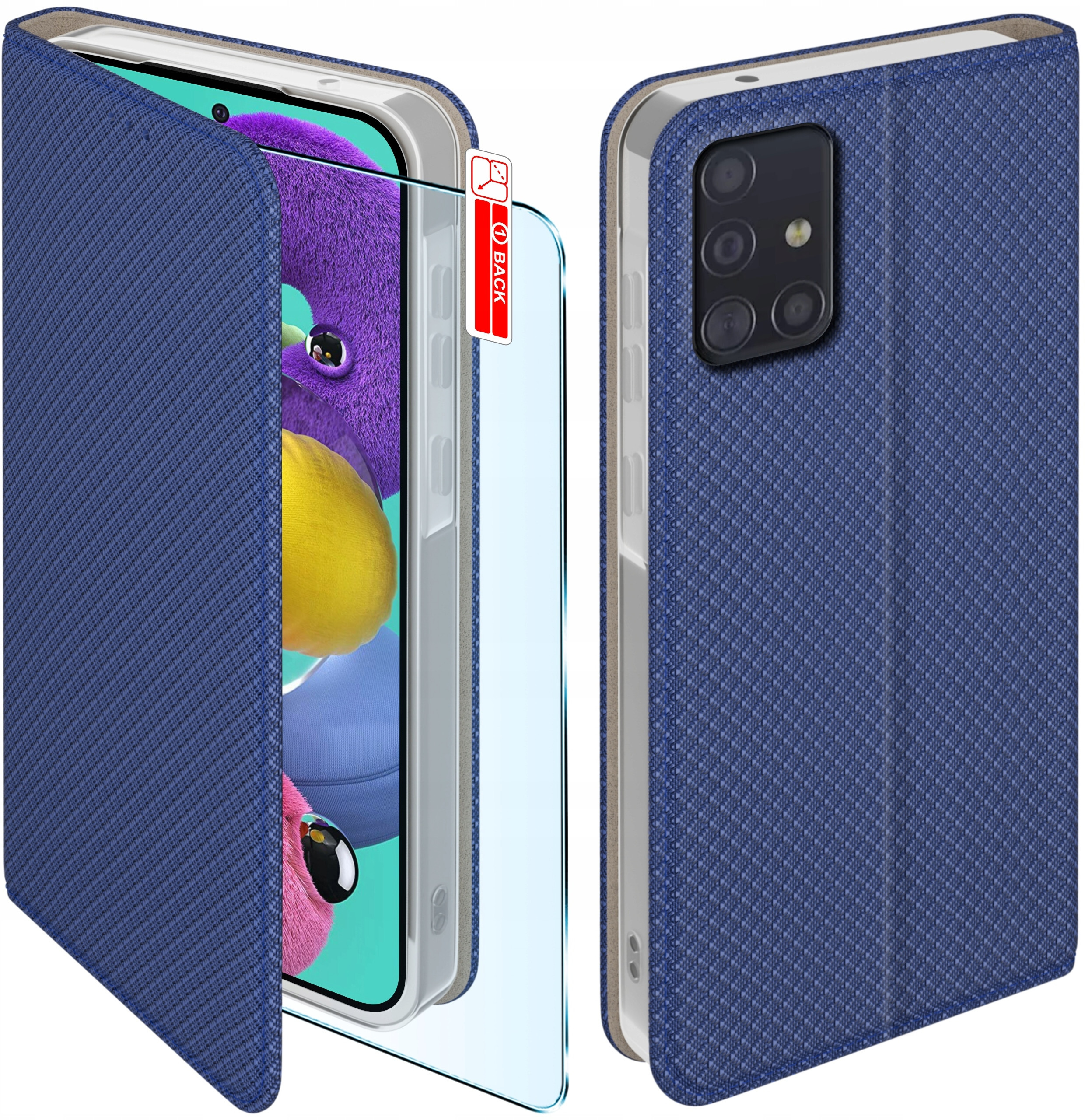 Etui z klapką do Samsung A51 – Elegancka ochrona dla Twojego smartfona