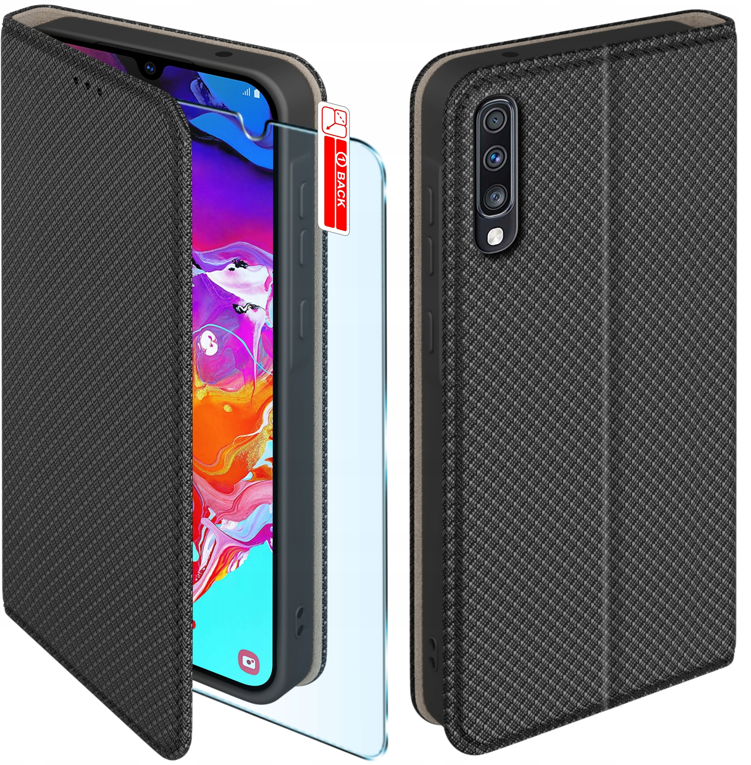 Etui z klapką do Samsung A70 – Elegancka ochrona Twojego smartfona