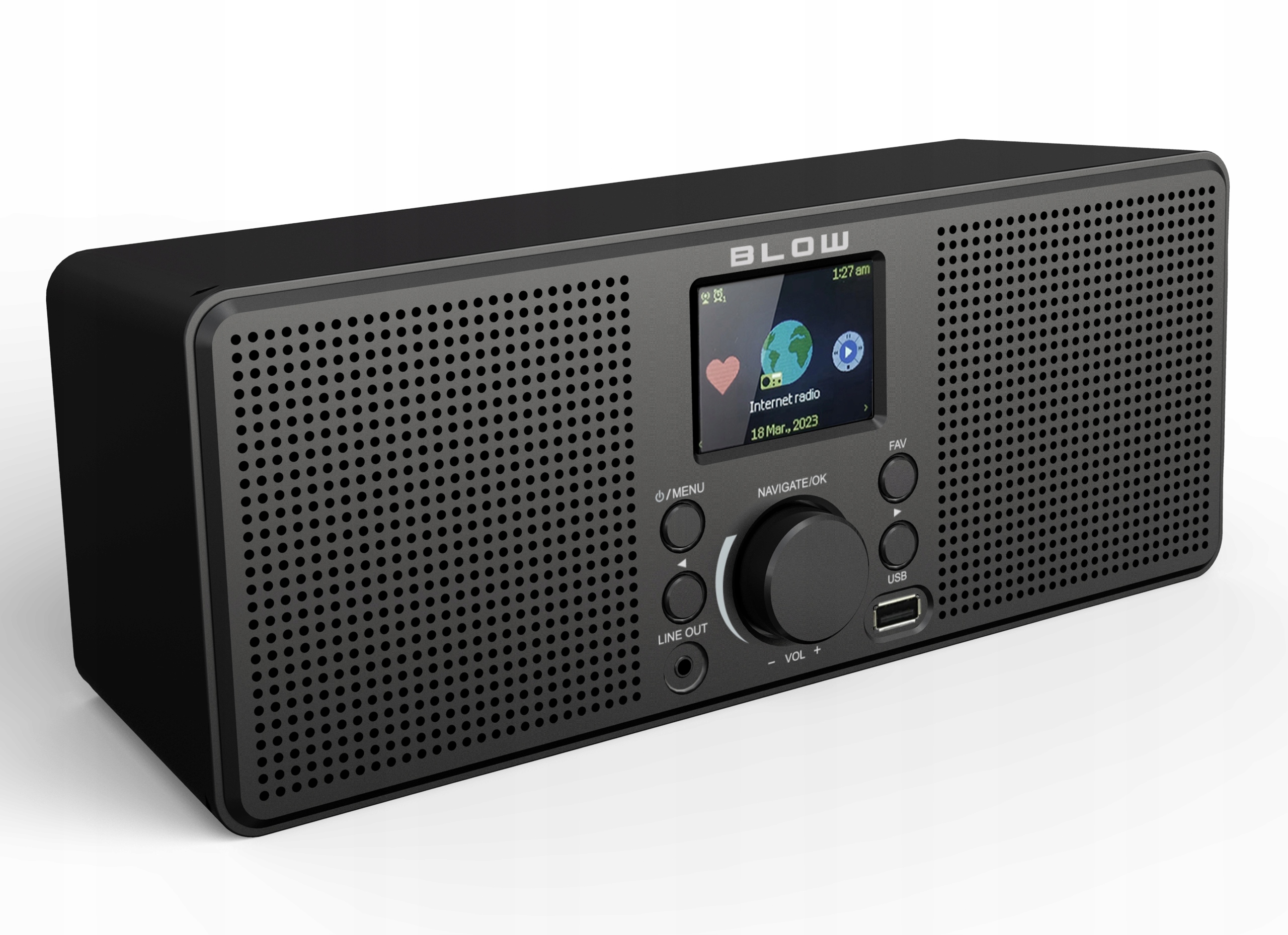 Teleskopowa antena i kolorowy wyświetlacz – Nowoczesny design