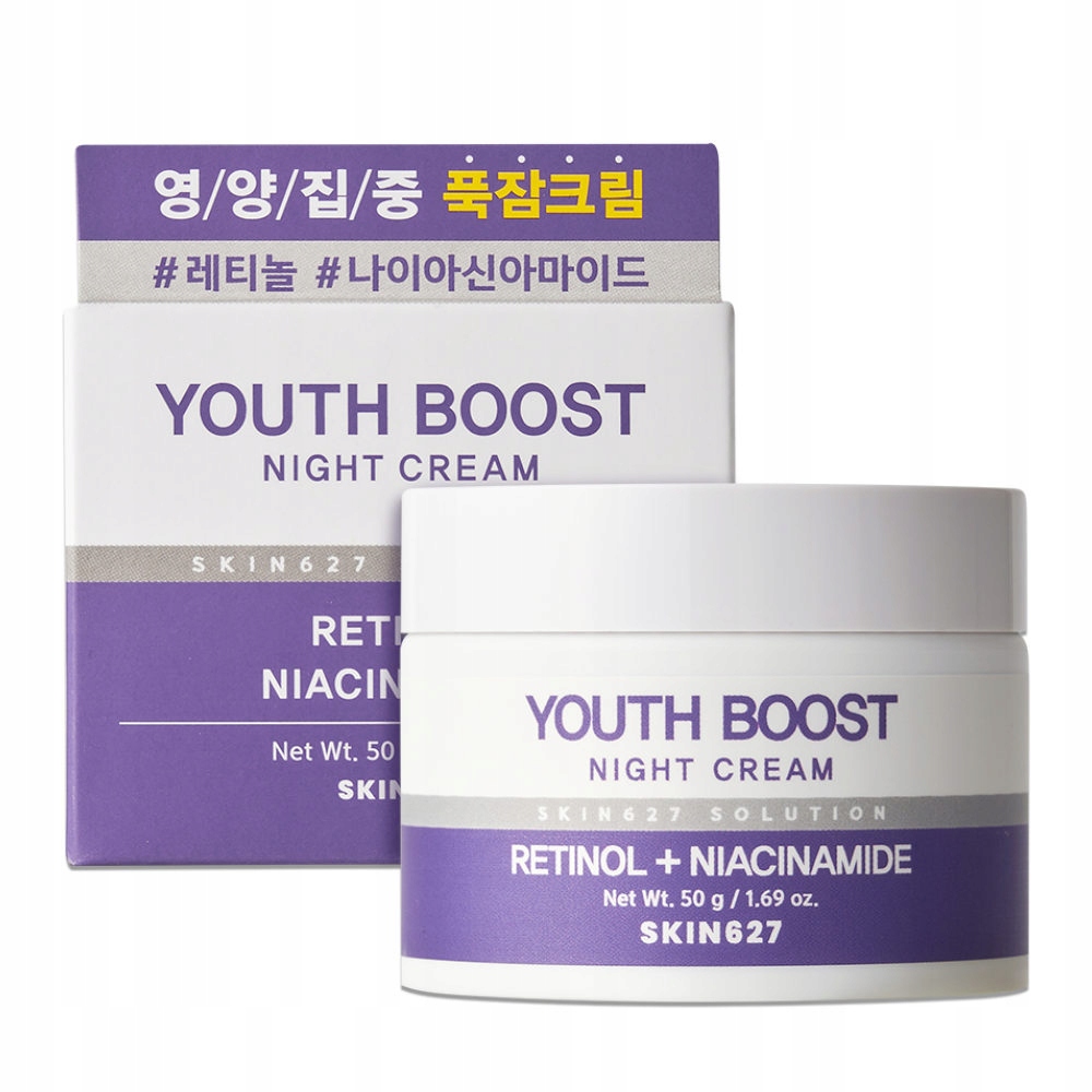 SKIN627 Youth Boost Night Cream – Zaawansowany krem do twarzy na noc