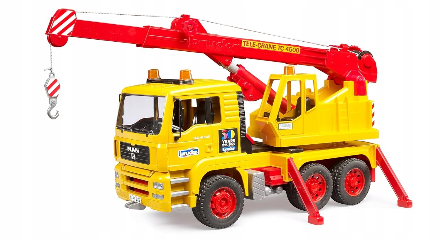 MAN TGA Żuraw Samochodowy – Idealna zabawka dla młodych budowniczych
