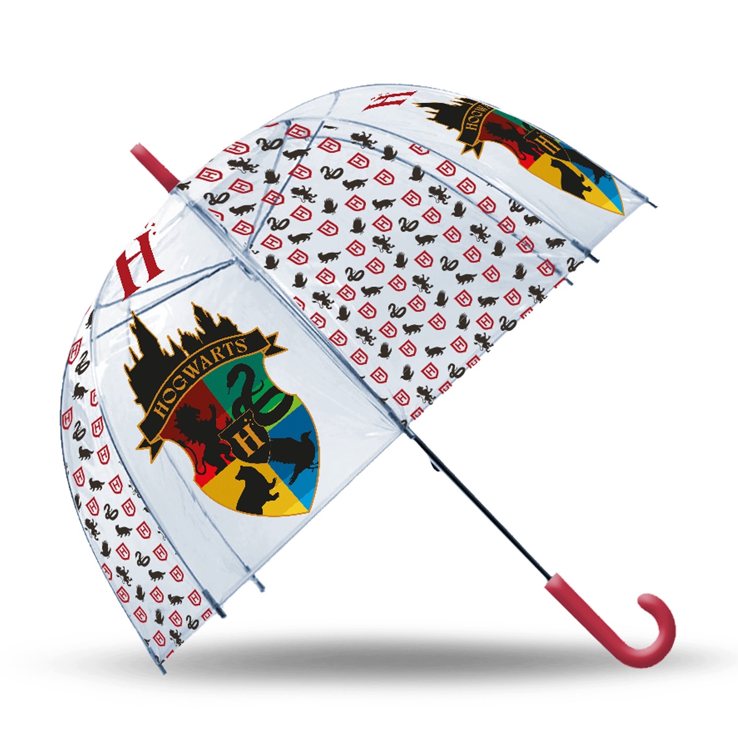 Parasol Harry Potter Hogwarts – Przezroczysta parasolka dla małych czarodziejów