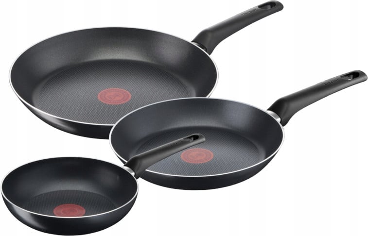 Patelnia zestaw Tefal Simple 20/24/28cm – Komfort gotowania w Twojej kuchni