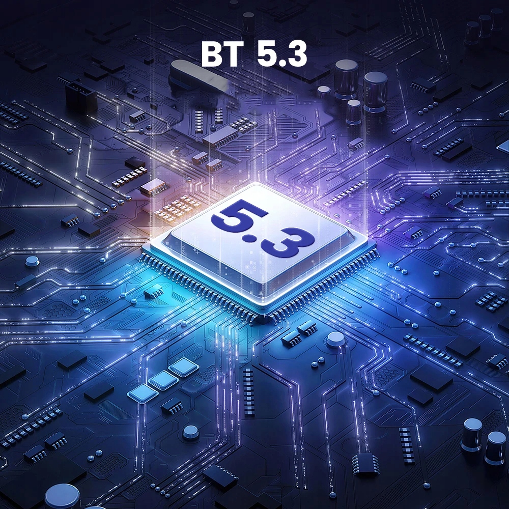 Zaawansowana technologia Bluetooth 5.3 – Stabilność i jakość dźwięku