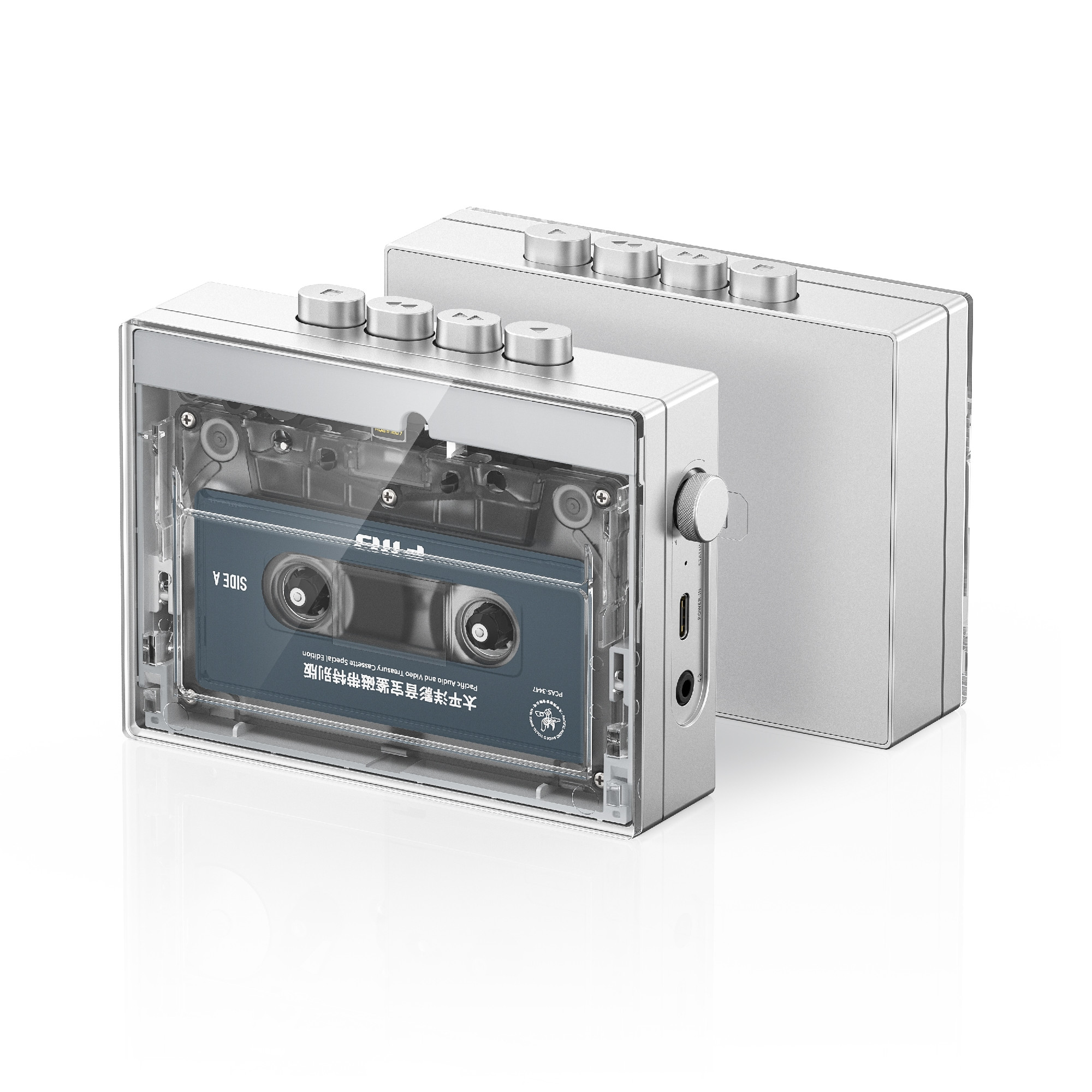 FiiO CP13 Transparent – Przenośny odtwarzacz kasetowy z analogowym dźwiękiem